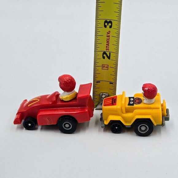 Ronald McDonald Happy Meal Pull Back Car McDonald’s Red Yellow Vintage 1985 1988 - Picture 10 of 11